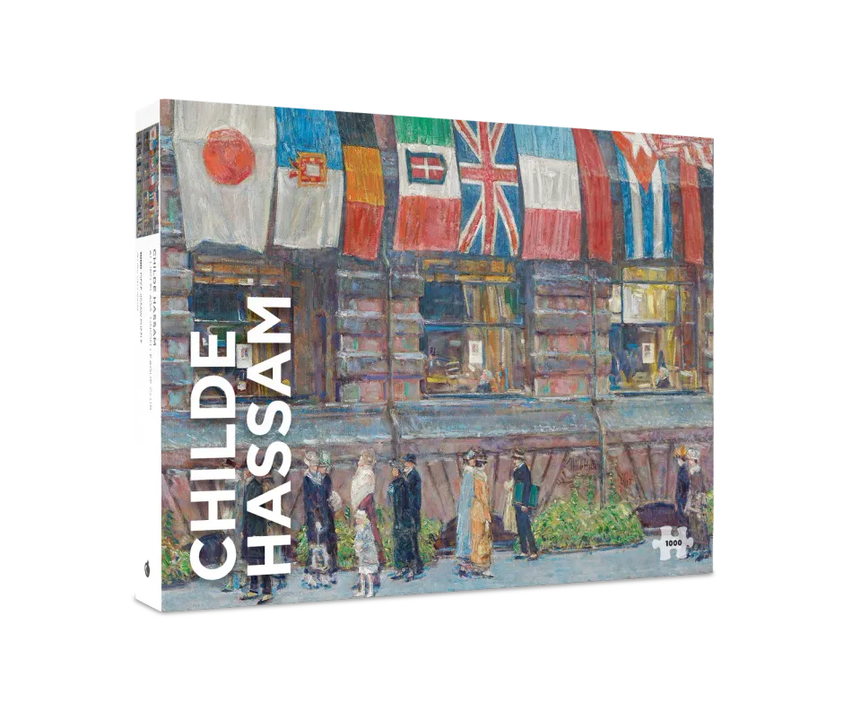 Pomegranate Childe Hassam Allied Flags puslespil 1000 impressionisme