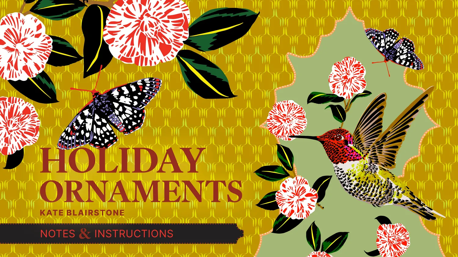 Pomegranate Kate Blairstone Holiday Ornaments julepynt sæt moderne