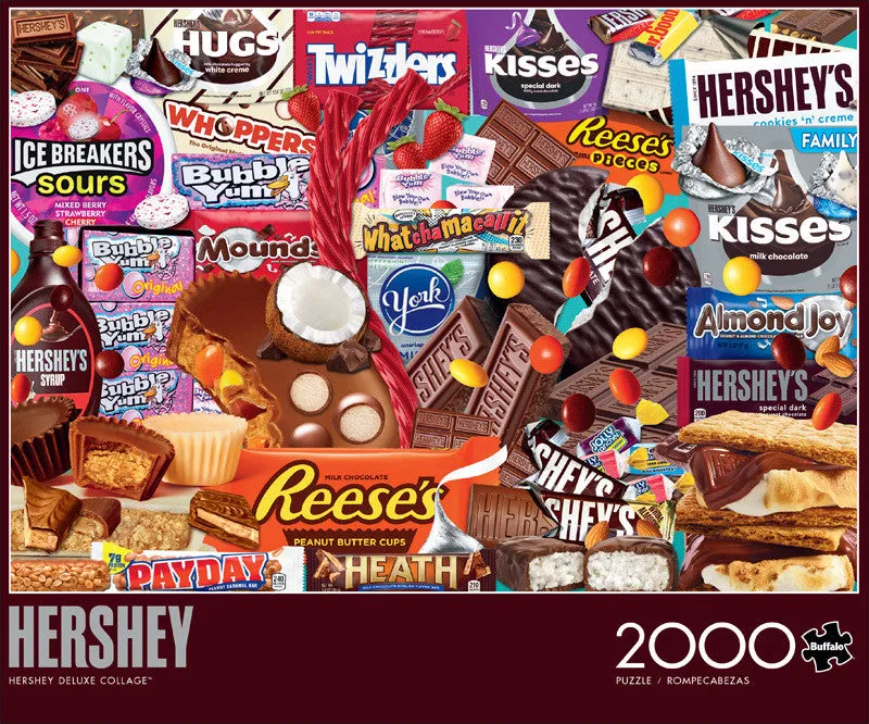 Buffalo Games Hershey Deluxe Collage puslespil 2000 brikker slik