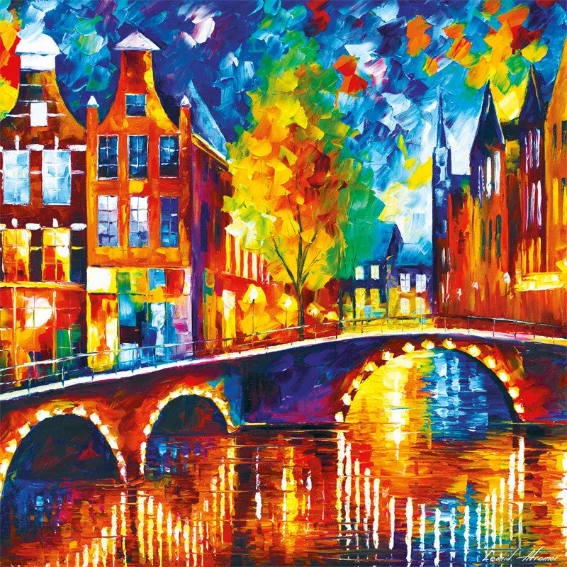Buffalo Games Amsterdam puslespil 300 store brikker kanal