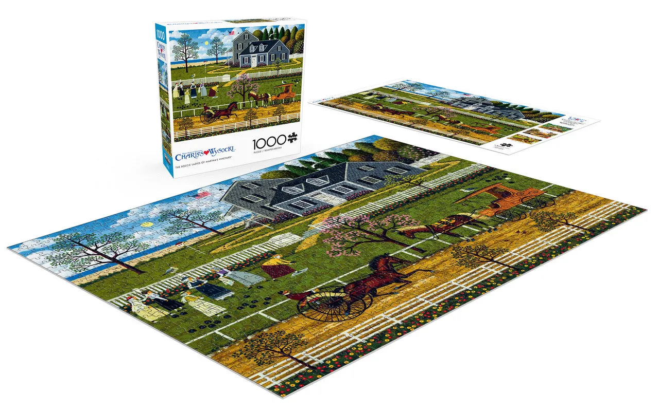 Buffalo Games Charles Wysocki Boccie Ladies puslespil 1000 brikker