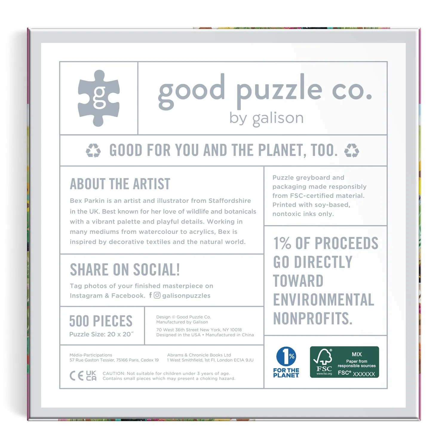 Good Puzzle Co. Countryside Harvest puslespil 500 brikker landskab