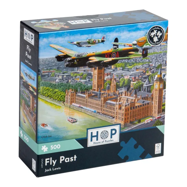 House of Puzzle Fly Past puslespil 500 brikker fly