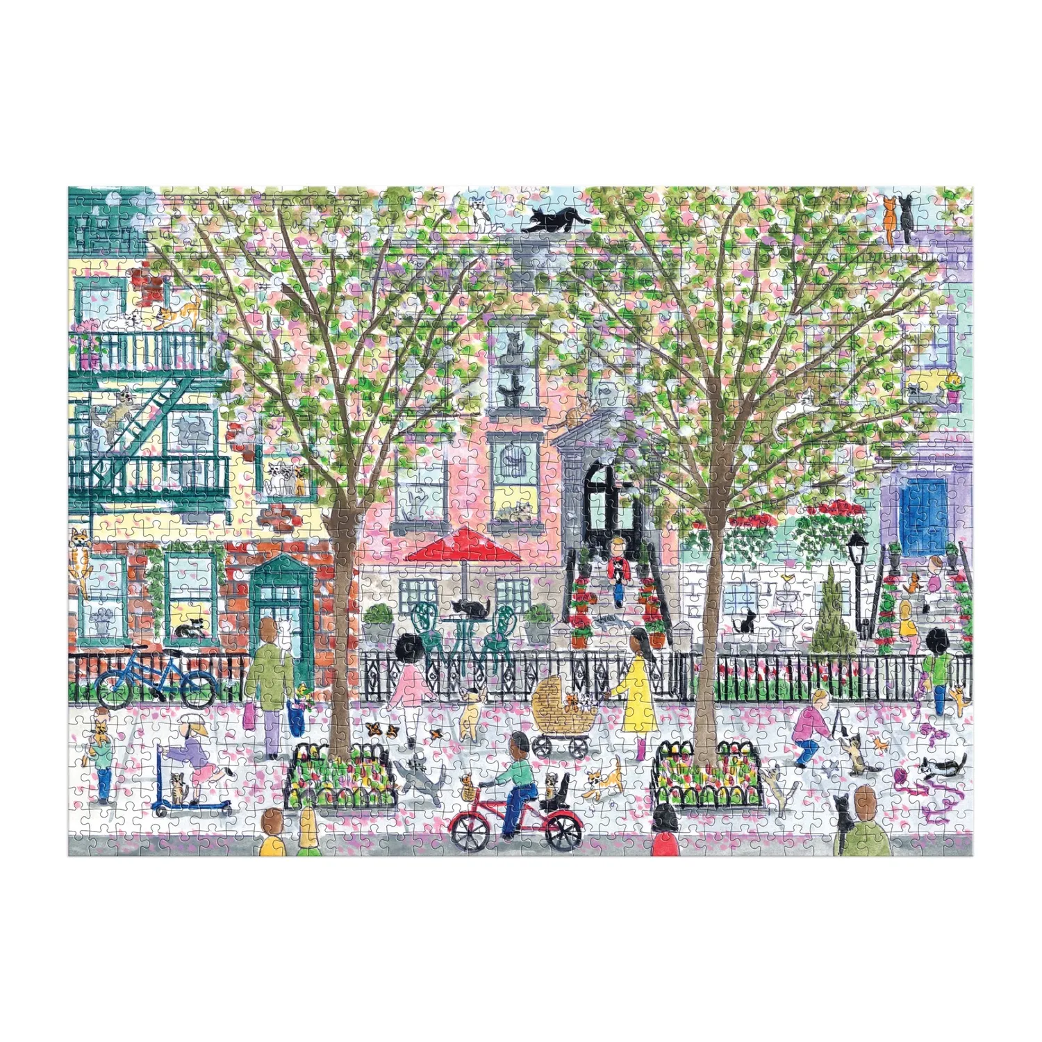 Good Puzzle Storrings Cats in the City puslespil 1000 katte