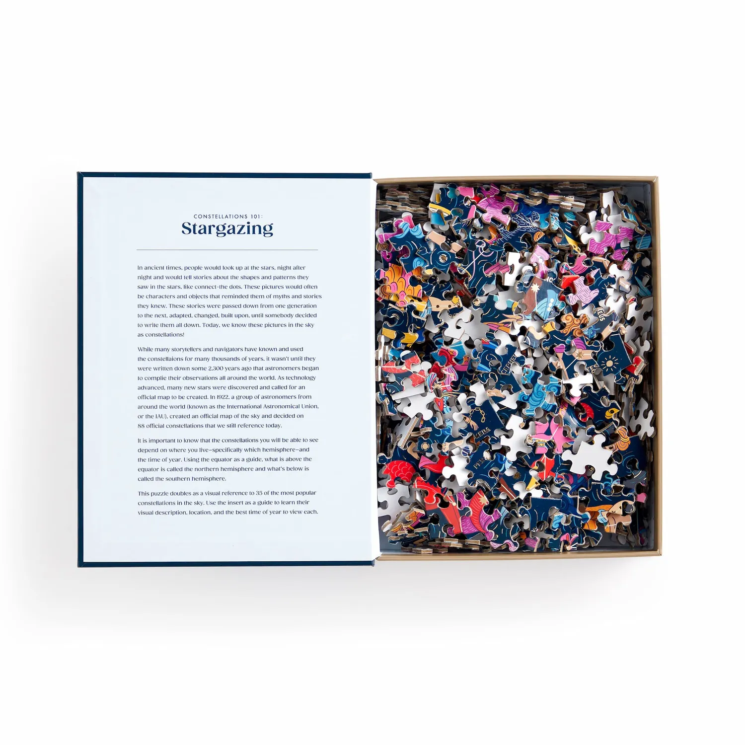 Good Puzzle Co. Constellations 101 puslespil 500 brikker stjerner