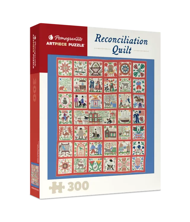 Pomegranate Reconciliation Quilt puslespil 300 brikker quilt