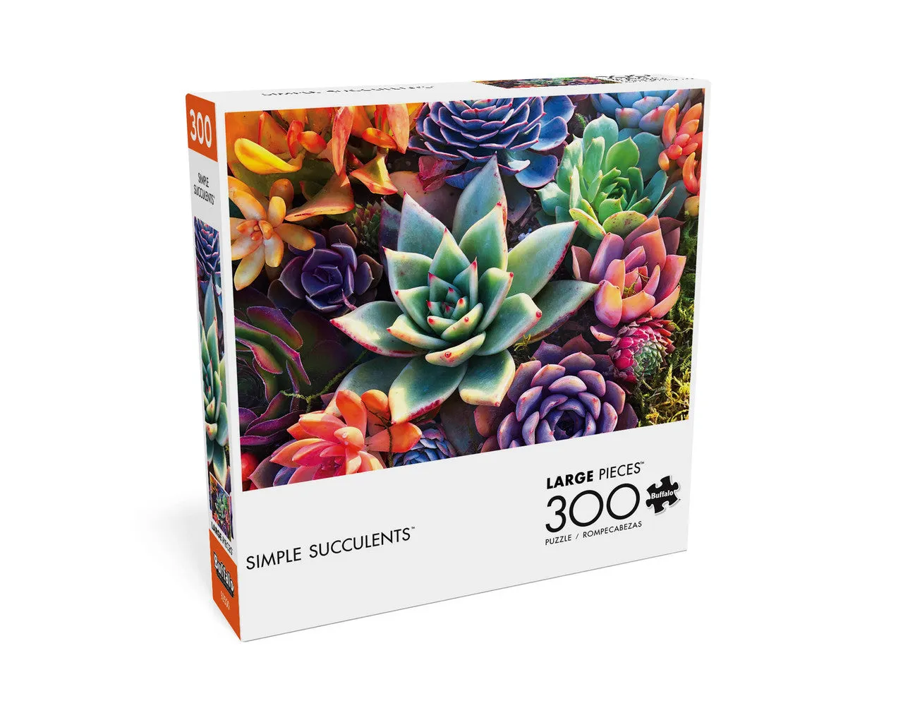 Buffalo Games Simple Succulents puslespil 300 store brikker