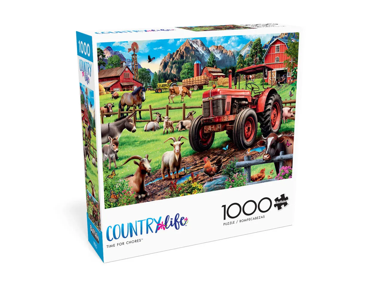 Buffalo Games Country Life Time for Chores puslespil 1000 brikker