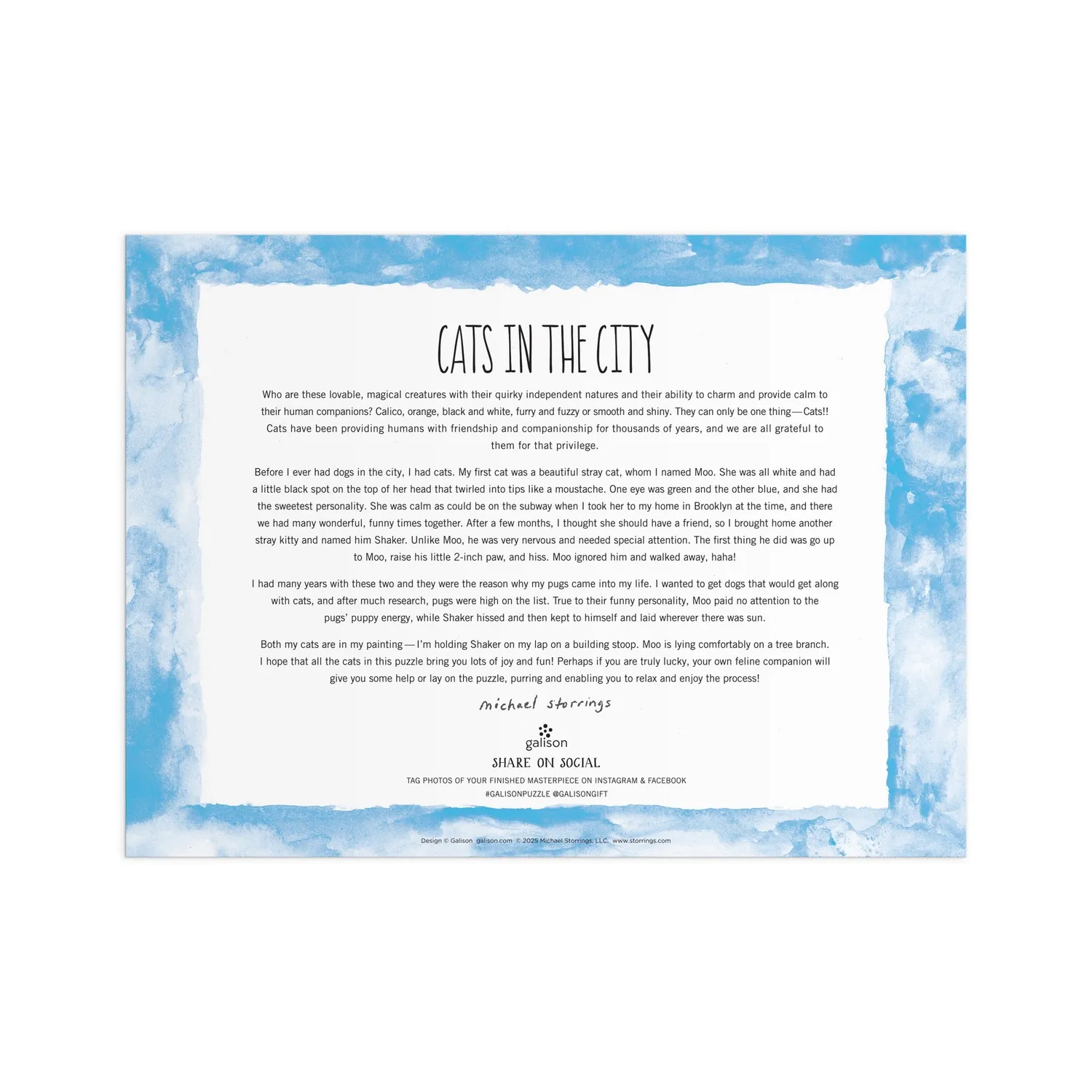 Good Puzzle Storrings Cats in the City puslespil 1000 katte