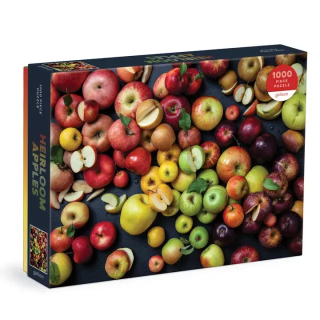 Galison Heirloom Apples puslespil 1000 brikker æbler