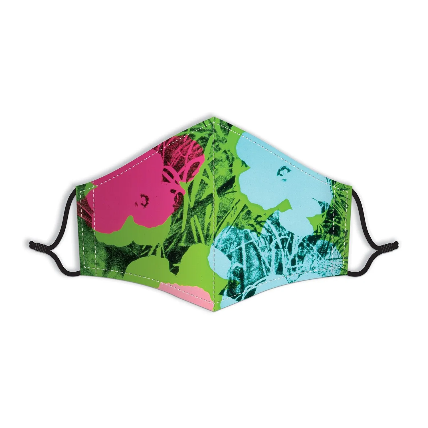 Good Puzzle Co. Andy Warhol Flowers maske bomuld
