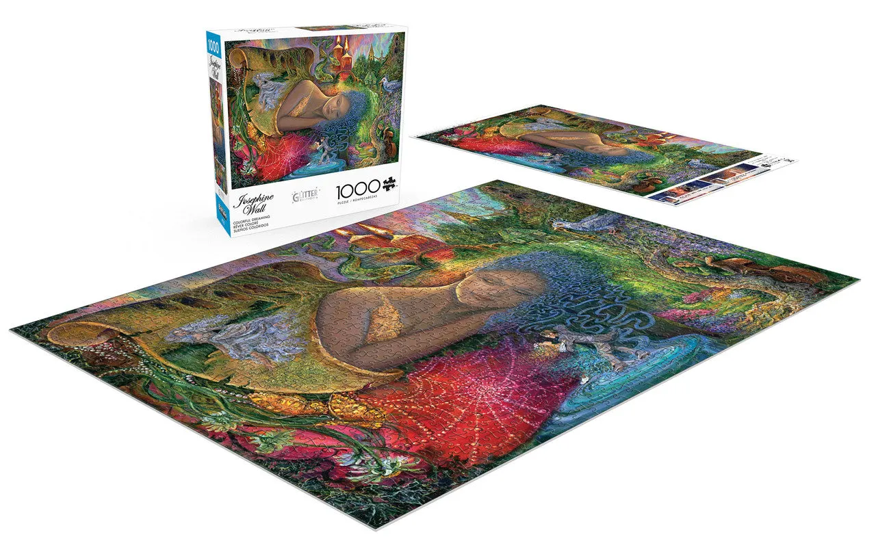 Buffalo Games Josephine Wall Colorful Dreaming puslespil 1000 brikker