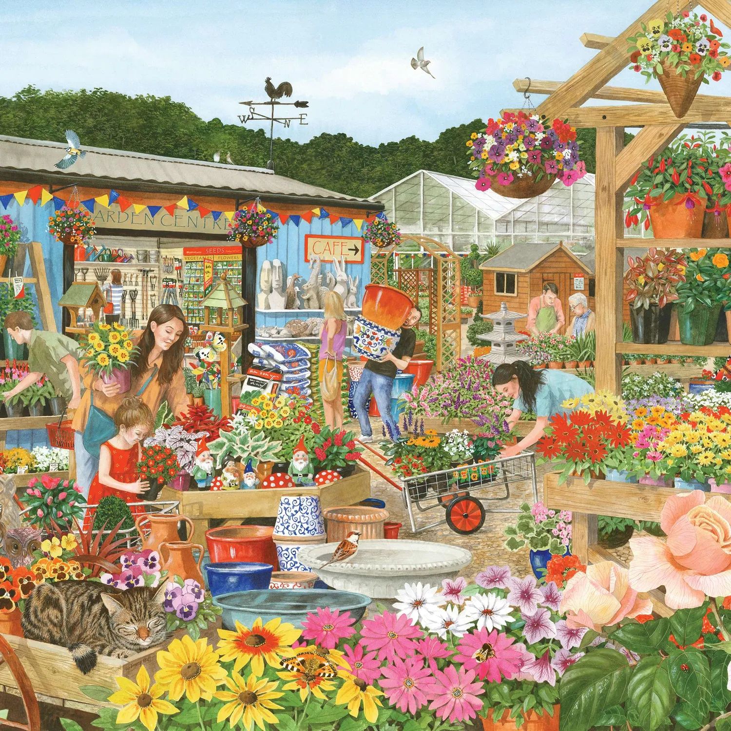 House of Puzzles BIG Everything Garden puslespil 250 brikker