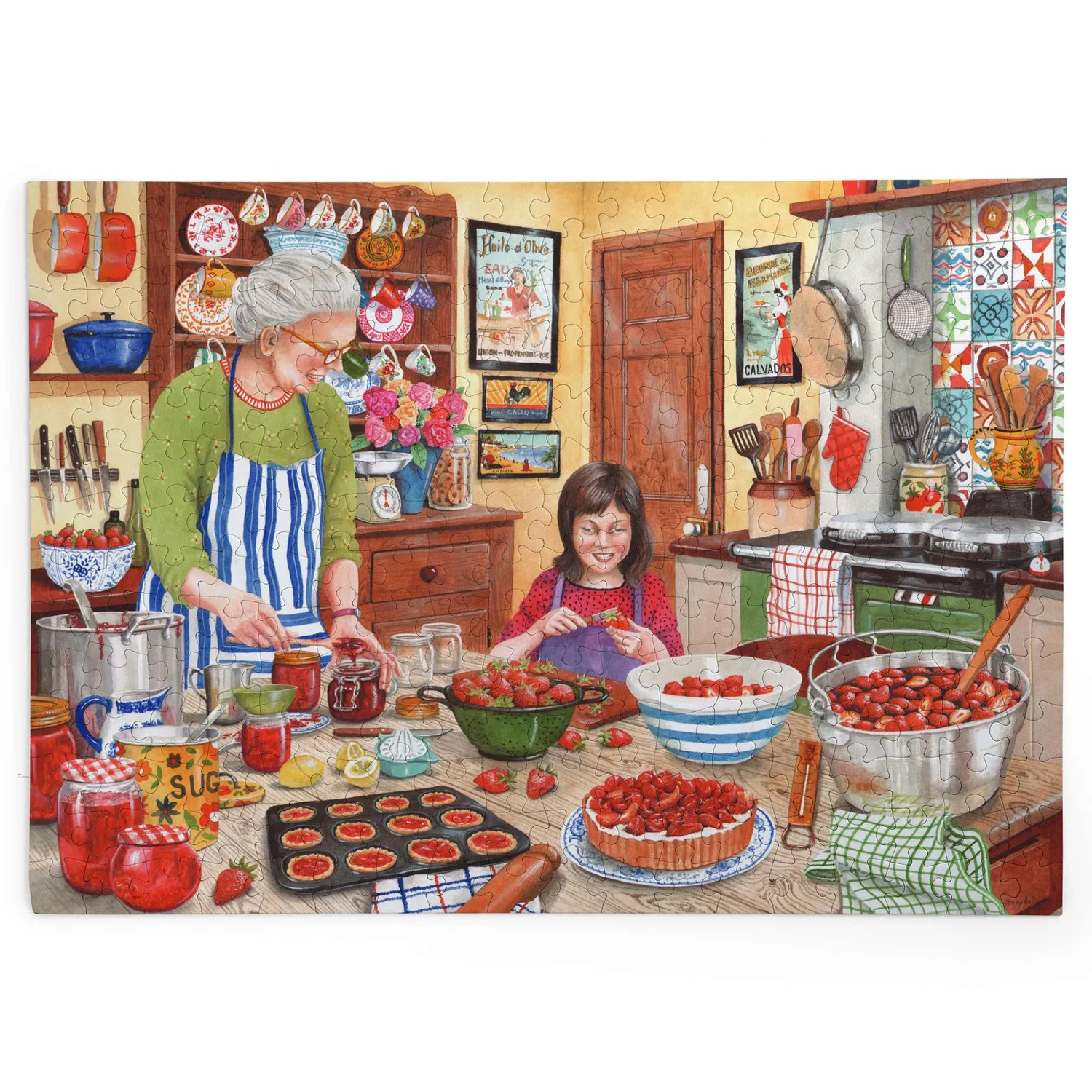 House of Puzzles BIG Strawberry Jam puslespil 250 brikker