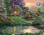 Buffalo Games Silver Select Sweetheart Retreat puslespil 1000 brikker blomster