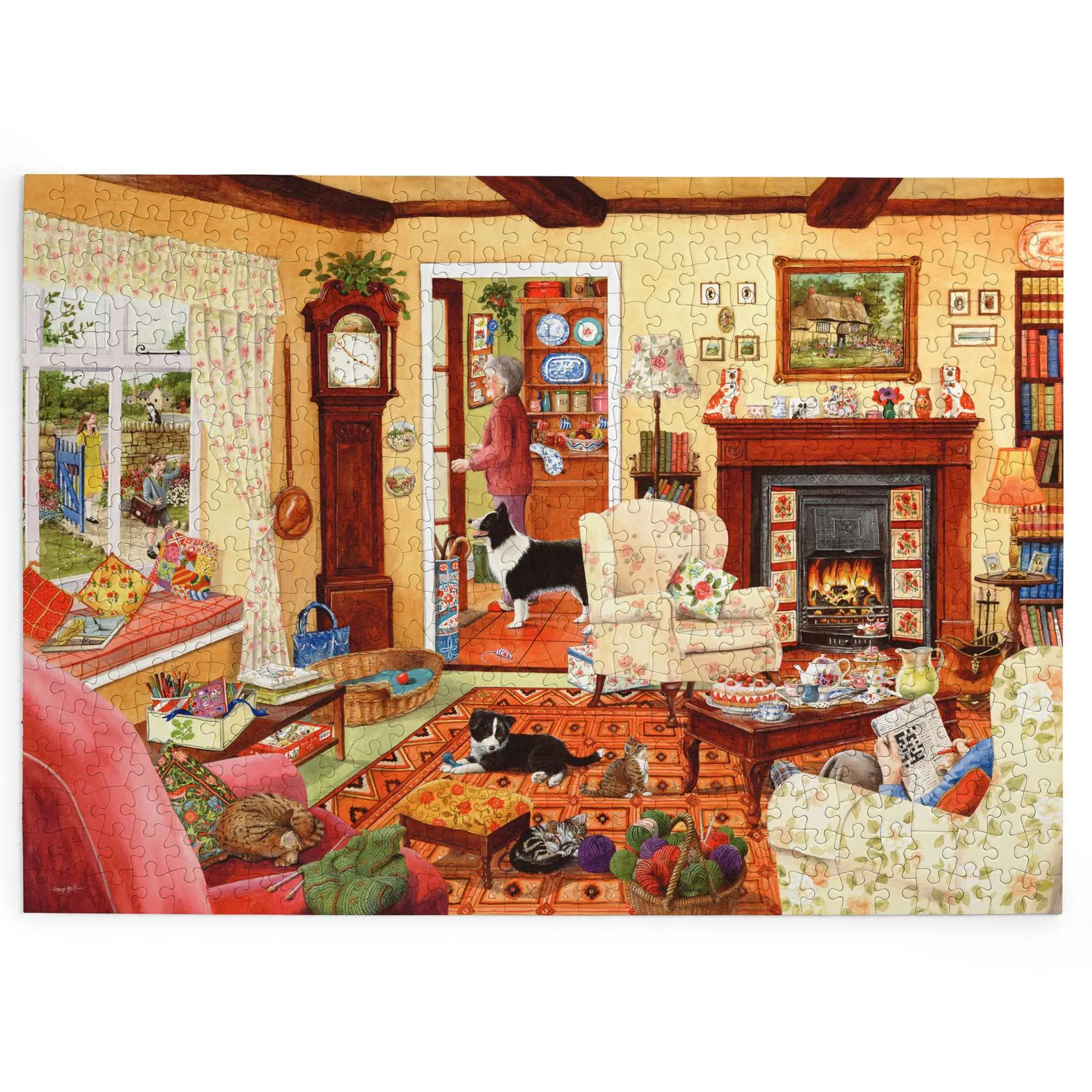 House of Puzzles BIG In Time For Tea 500 puslespil Tracy Hall