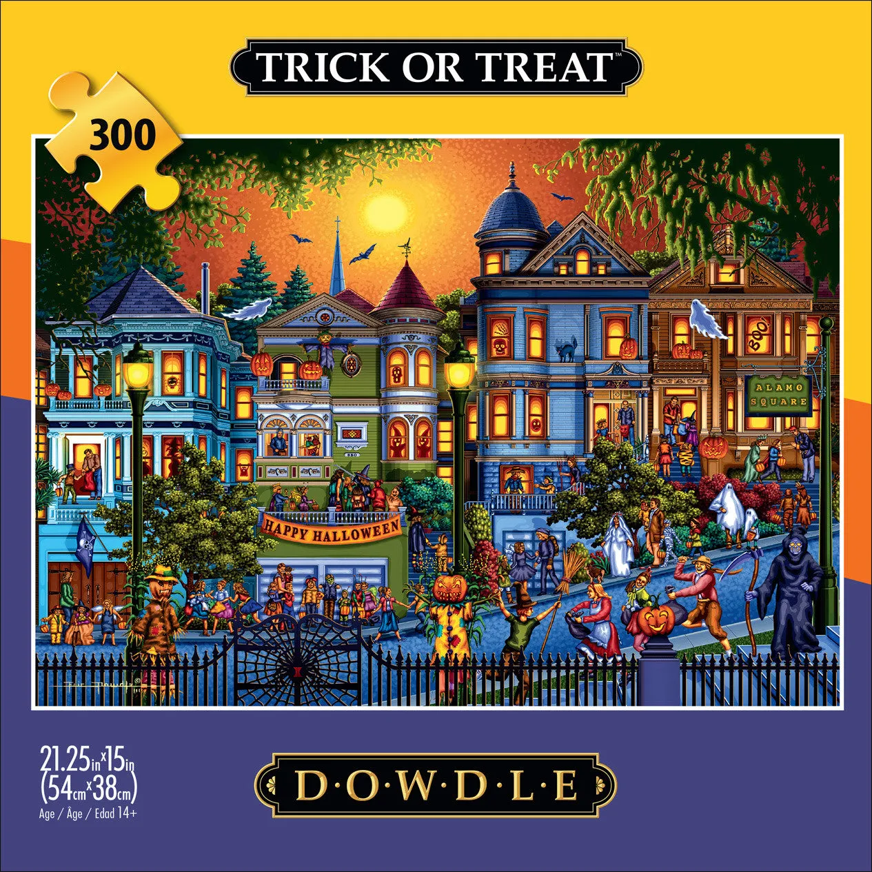 Buffalo Games Eric Dowdle Trick or Treat puslespil 300 brikker halloween