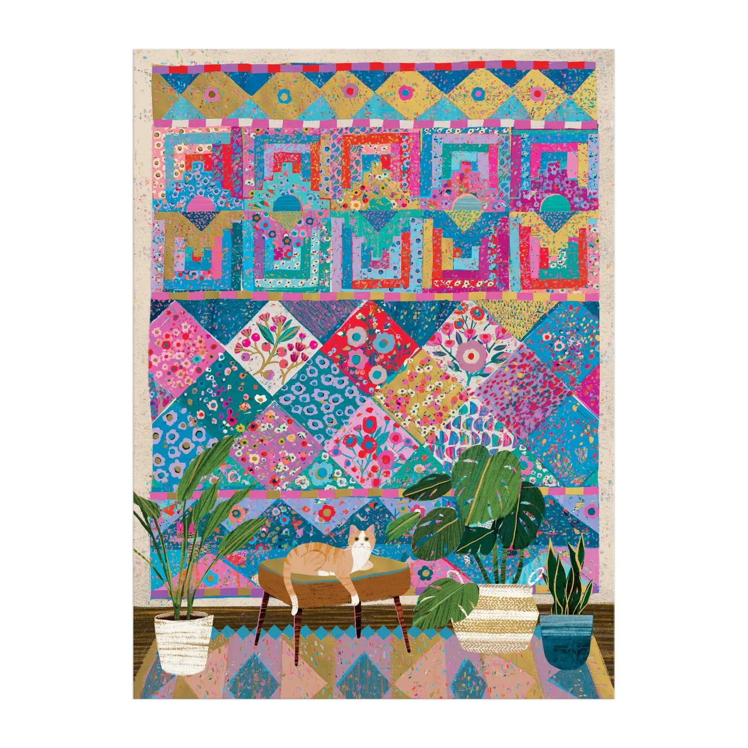 Good Puzzle Co. Quilter Corner puslespil 1000 brikker folie