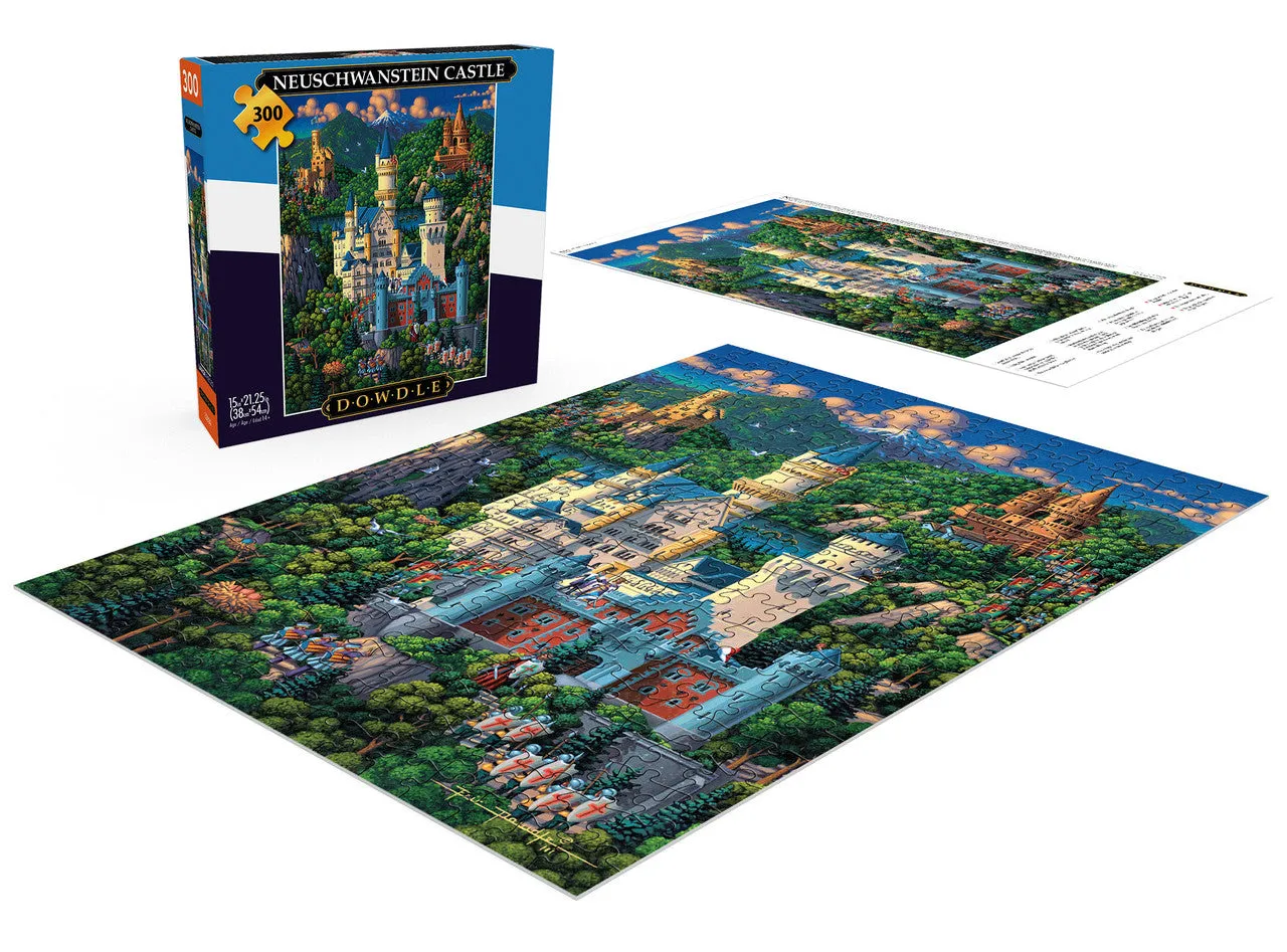 Buffalo Games Eric Dowdle Neuschwanstein Castle puslespil 300 brikker