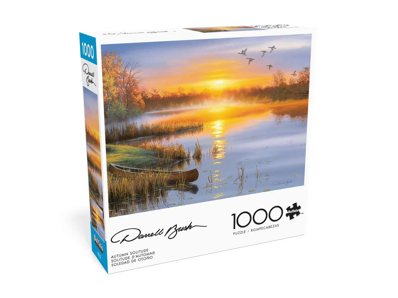 Buffalo Games Darrell Bush Autumn Solitude puslespil 1000 brikker