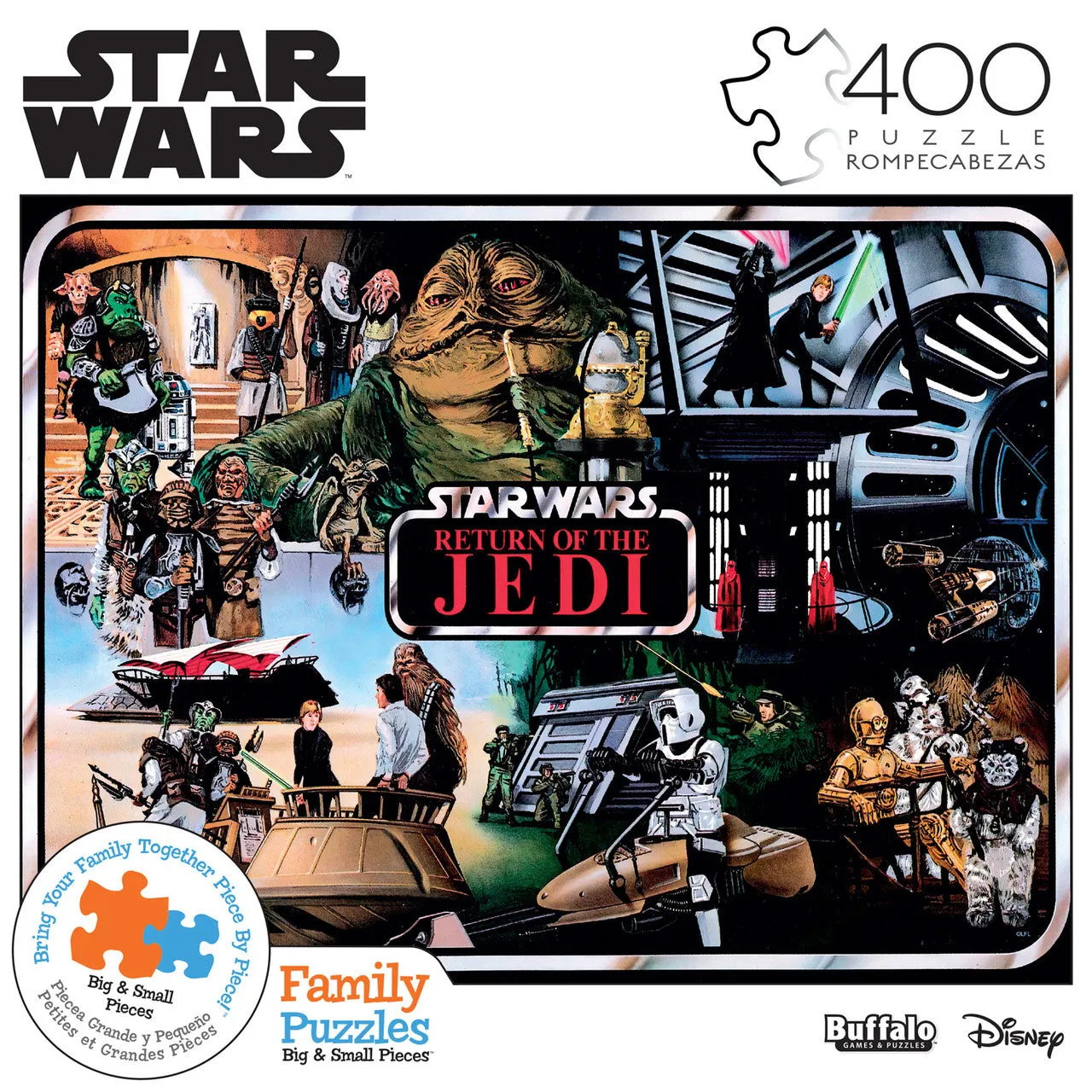 Buffalo Games Star Wars Return of the Jedi puslespil 400 brikker