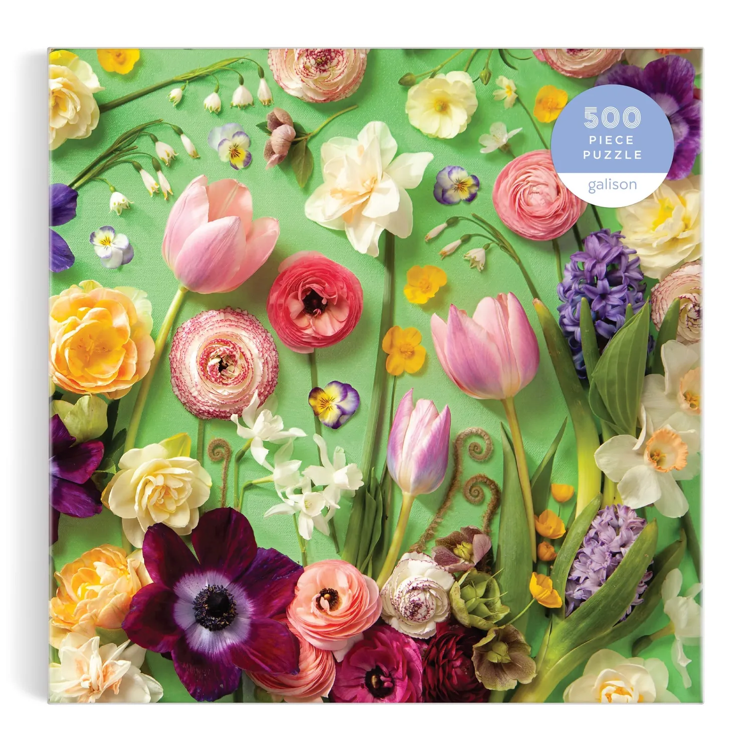 Galison Springtime Petals puslespil 500 brikker blomster
