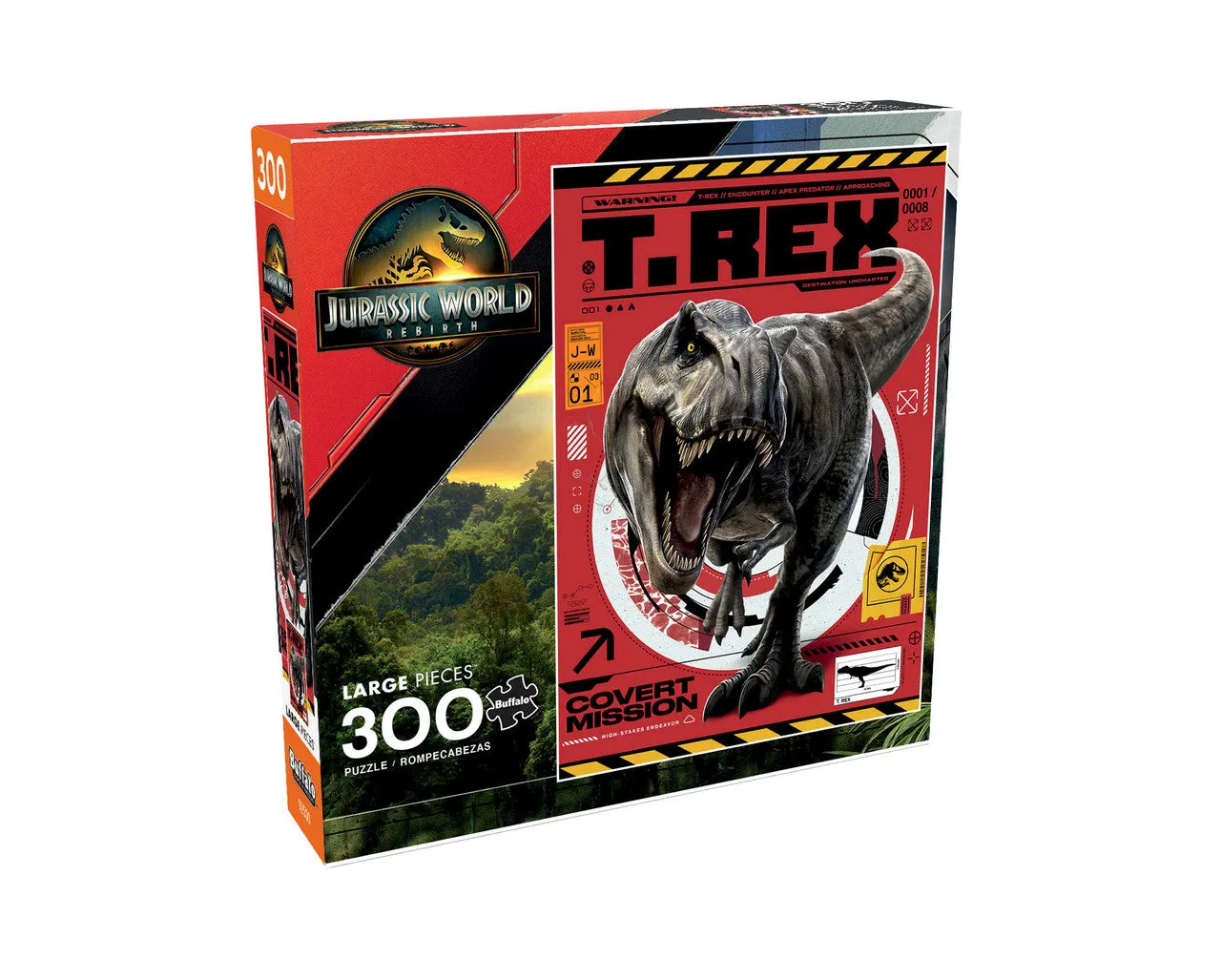 Buffalo Games Jurassic Park Rebirth T. Rex Encounter puslespil 300 brikker