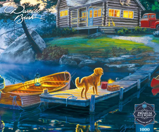 Buffalo Games Sapphire Silent Shores puslespil 1000 brikker sø