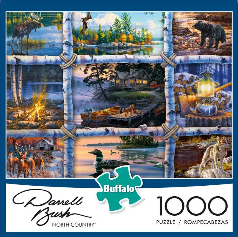 Buffalo Games Darrell Bush North Country puslespil 1000 brikker natur