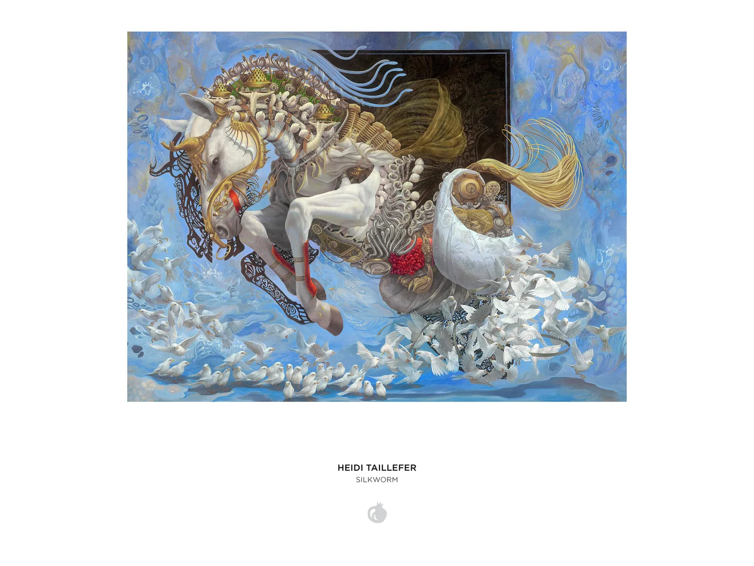 Pomegranate Heidi Taillefer Silkworm puslespil 1000 fugle