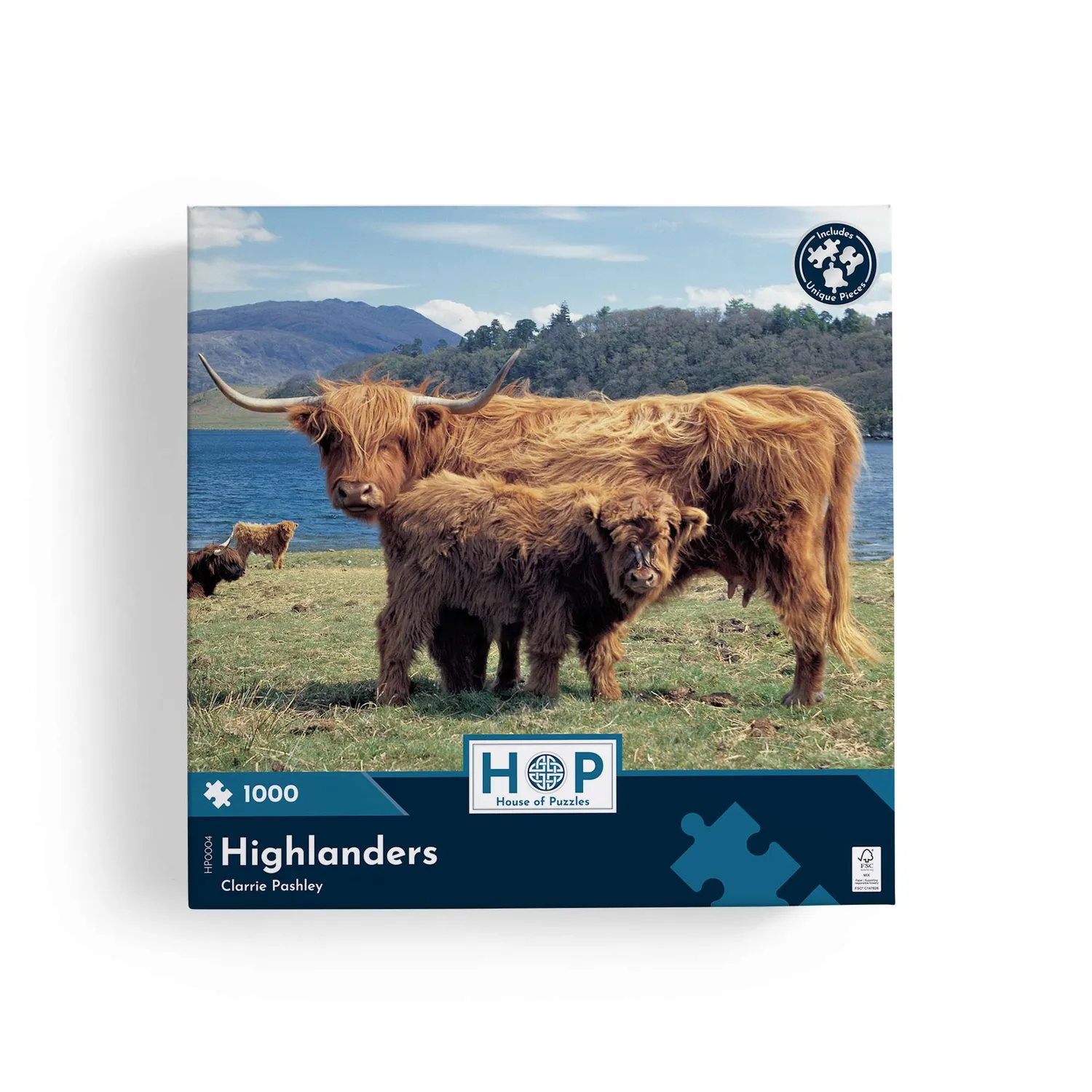 House of Puzzle Highlanders puslespil 1000 brikker Skotland