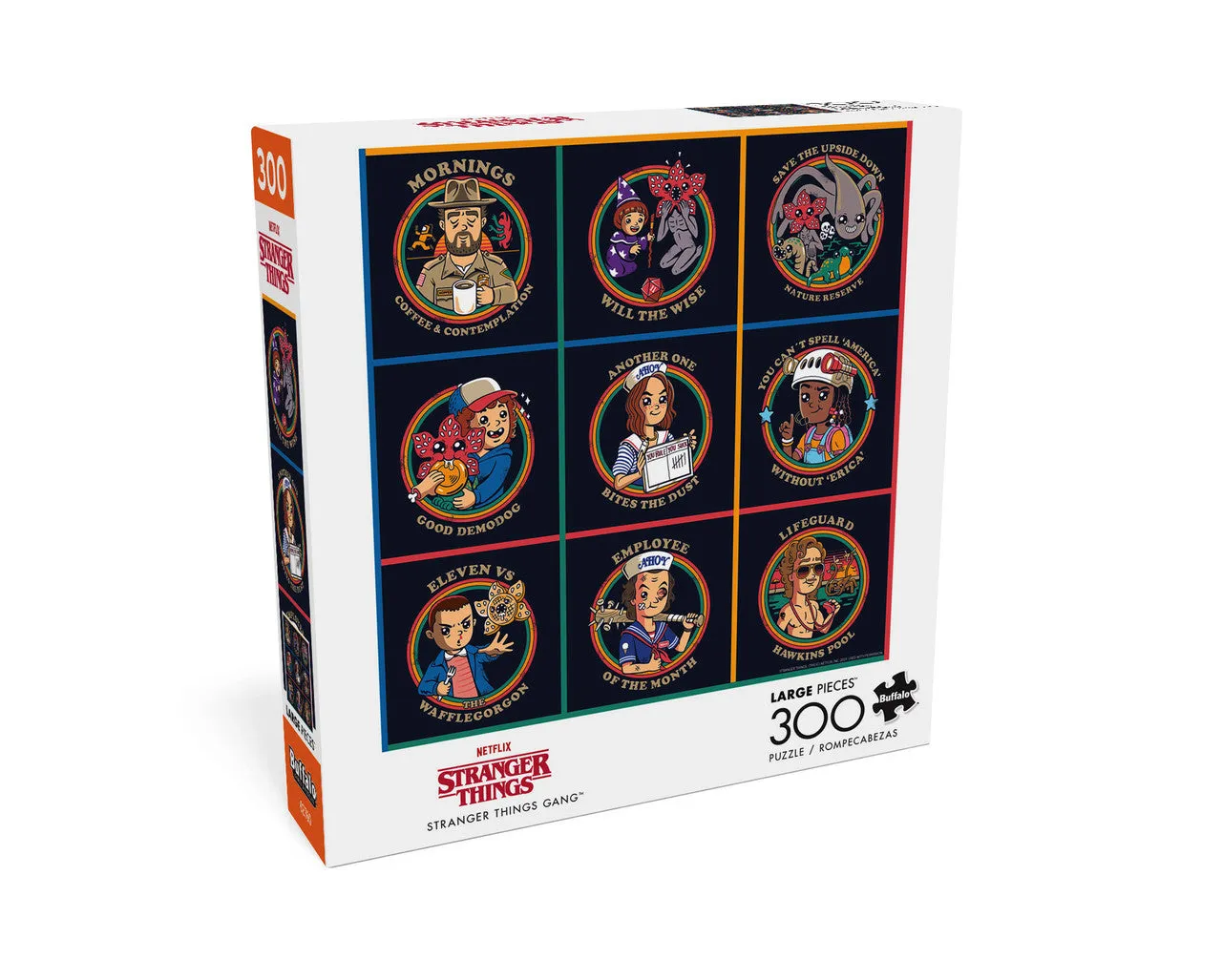 Buffalo Games Stranger Things Gang puslespil 300 brikker store