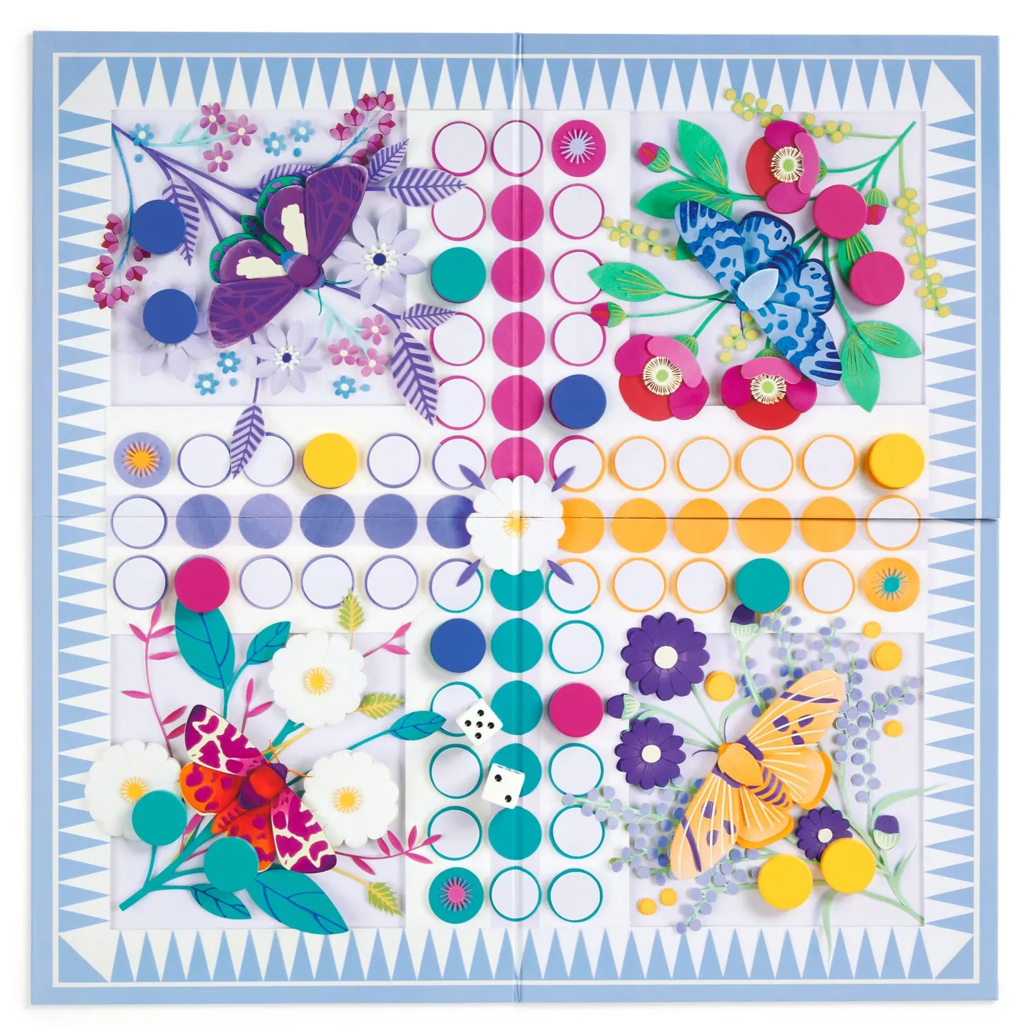 Good Puzzle Co. Ludo In Bloom brætspil træ