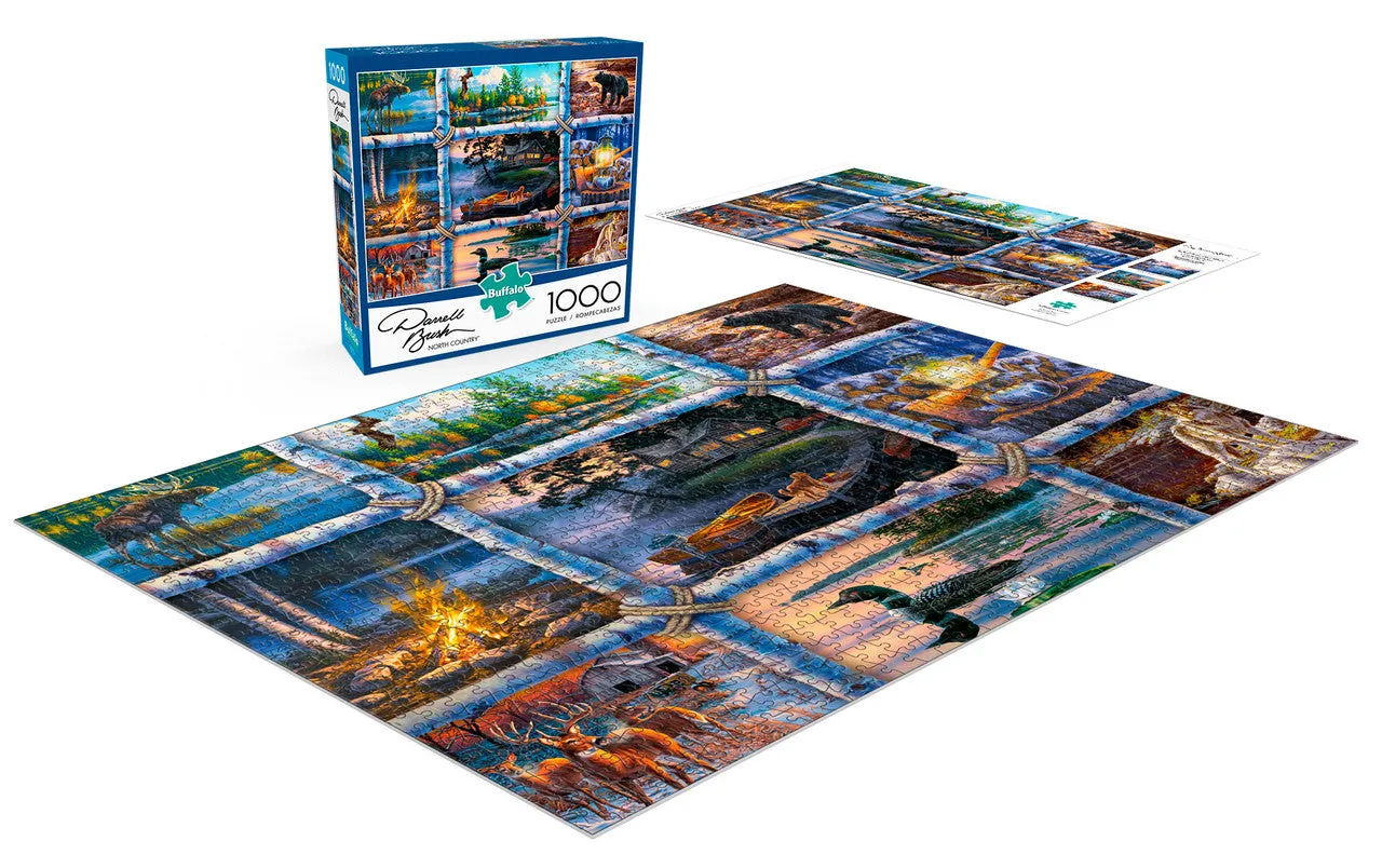 Buffalo Games Darrell Bush North Country puslespil 1000 brikker natur