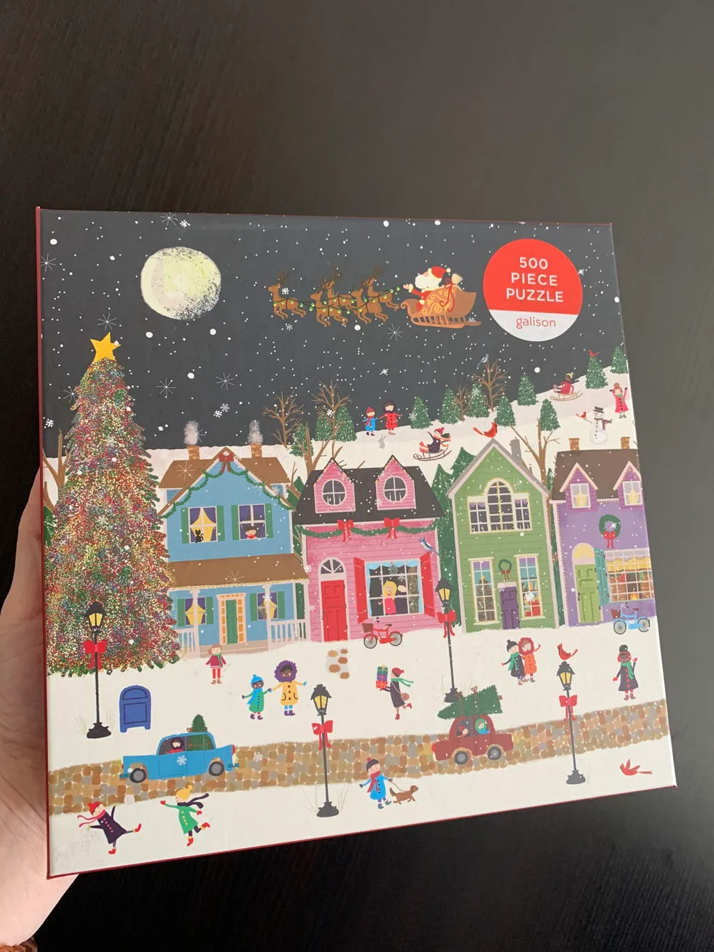 Galison Winter Wonderland puslespil 500 brikker jul