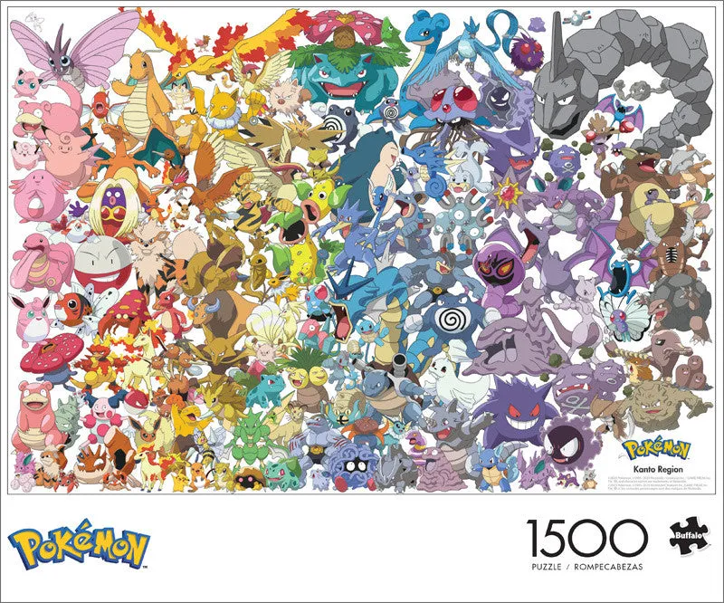 Buffalo Games Pokemon Kanto 151 puslespil 1500 brikker