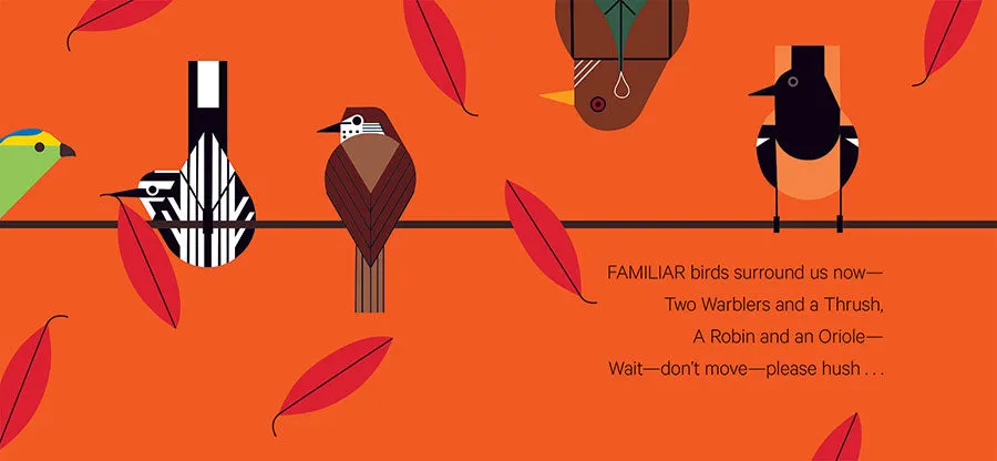 Pomegranate Charley Harper What's in the Rain Forest børnebog dyr