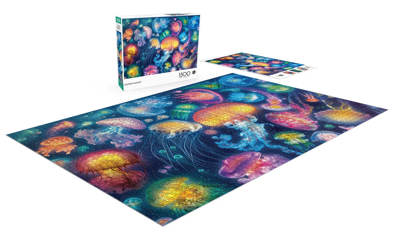 Buffalo Games Jellyfish Fantasy puslespil 1500 brikker vandmænd