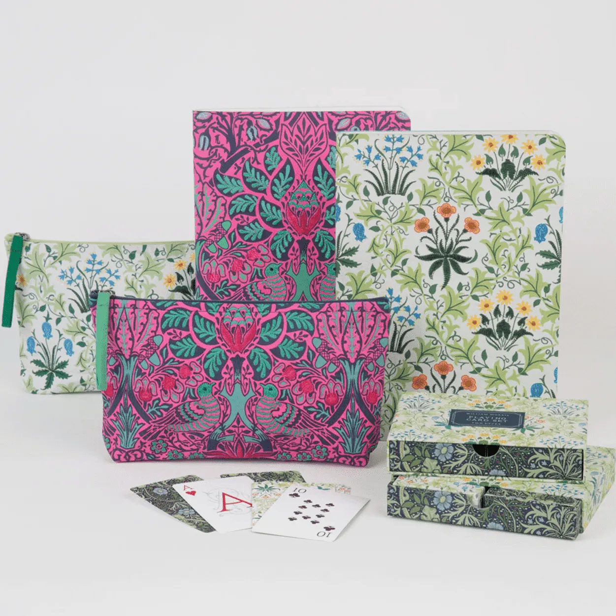 Good Puzzle Co. William Morris spillekort 2 sæt celandine