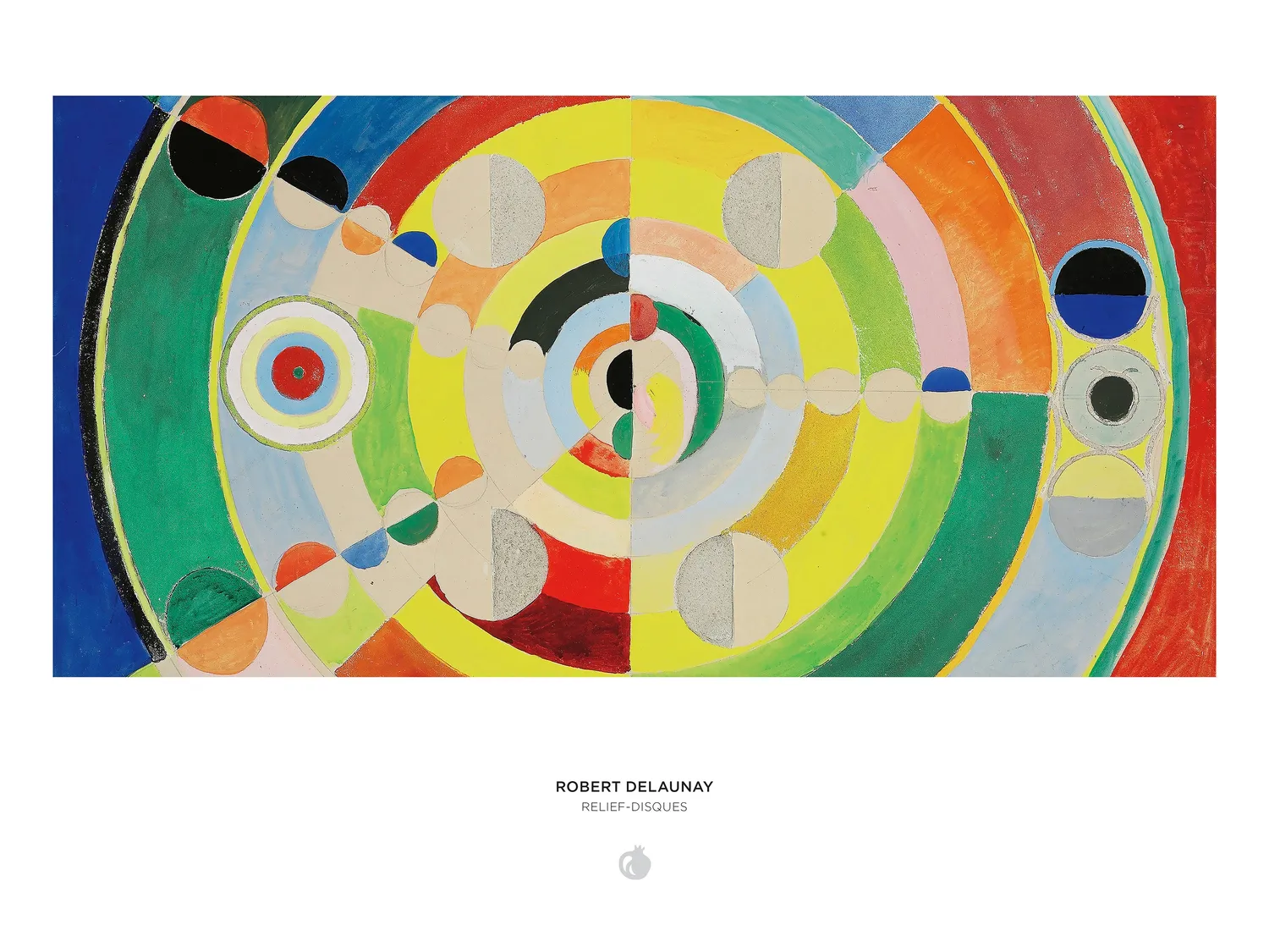Pomegranate Delaunay Relief-disques puslespil 1000 brikker abstrakt