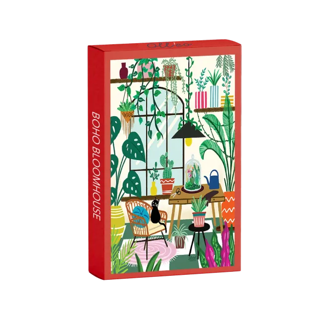 Olleo Boho Bloomhouse puslespil 99 brikker kontor