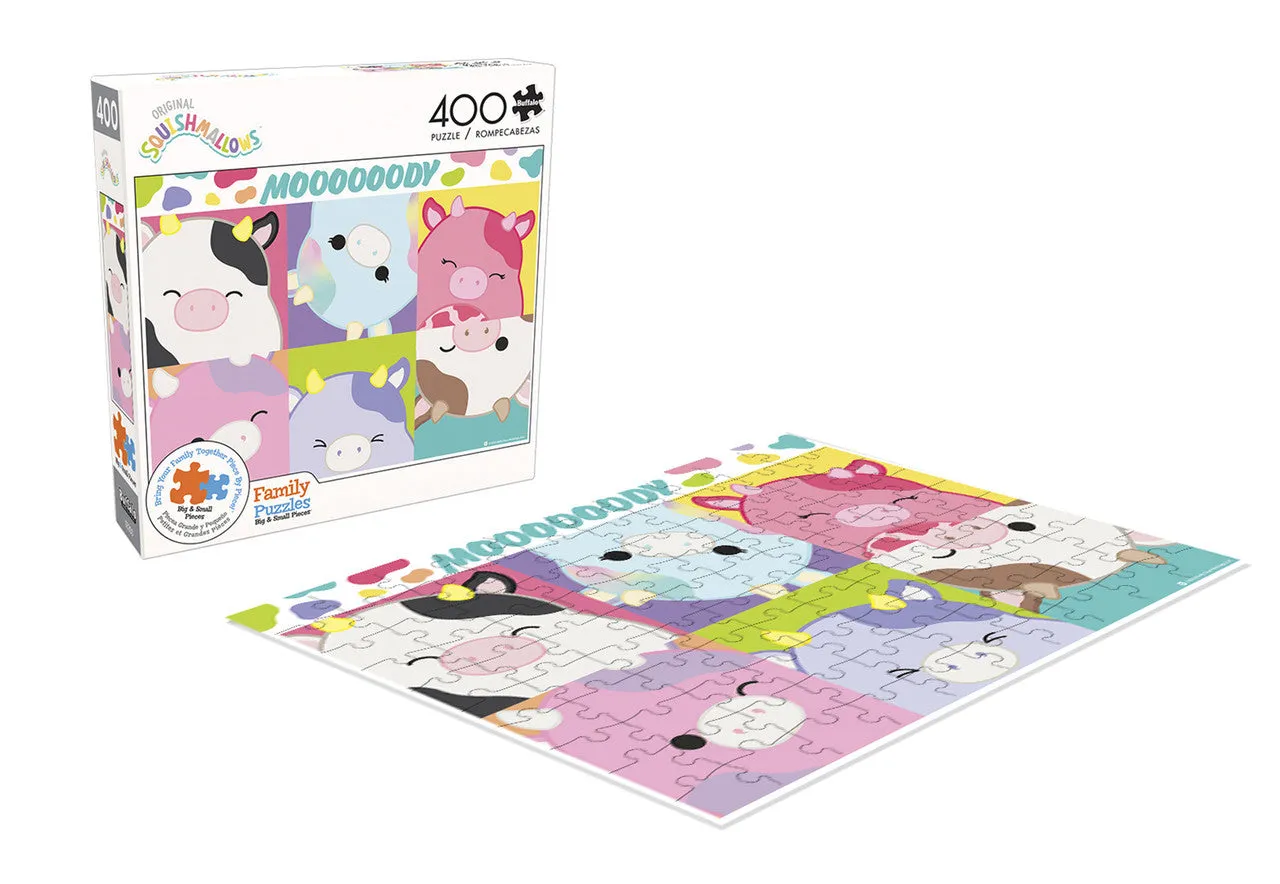 Buffalo Games Moooooody Squishmallows puslespil 400 brikker
