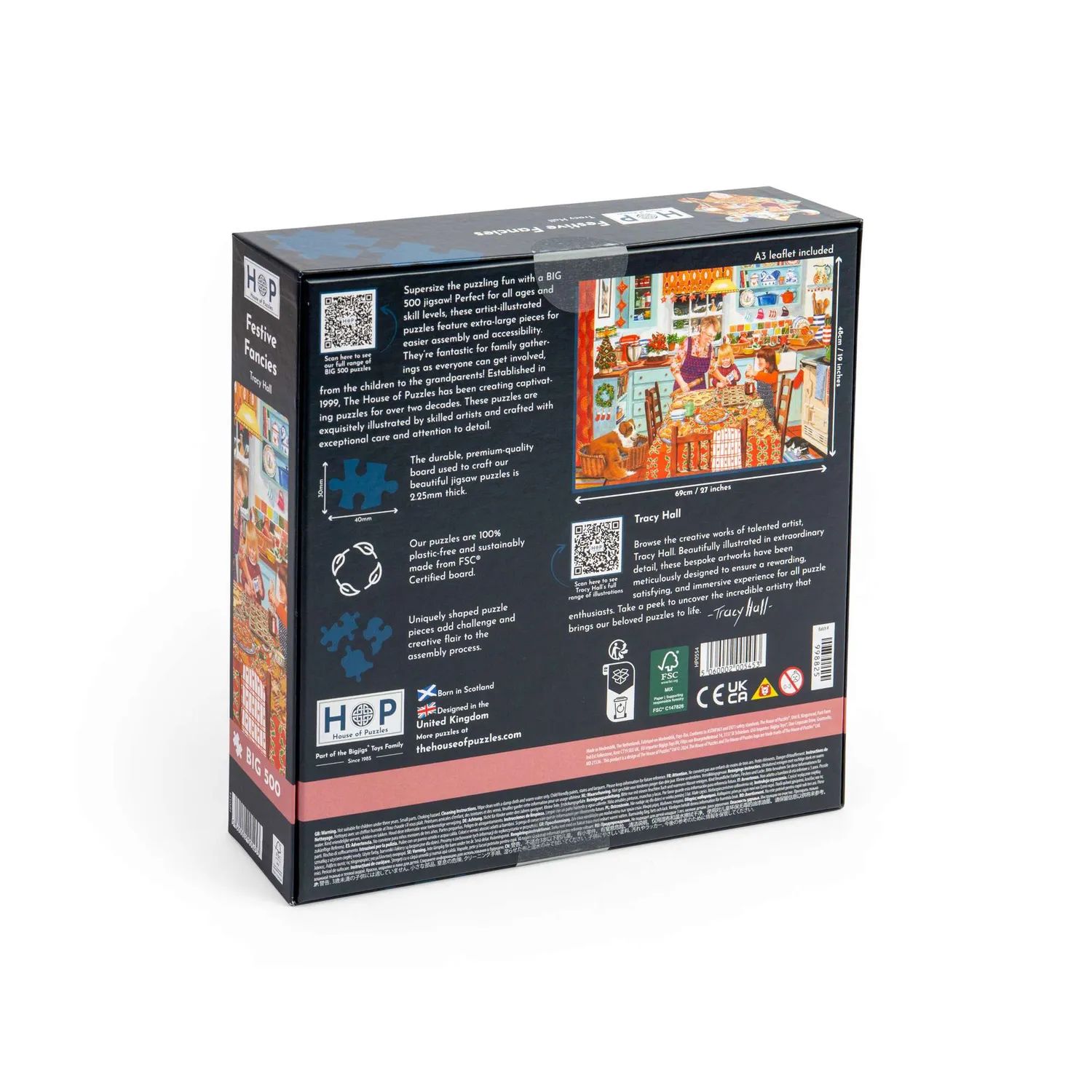 House of Puzzles BIG 500 Festive Fancies puslespil jul