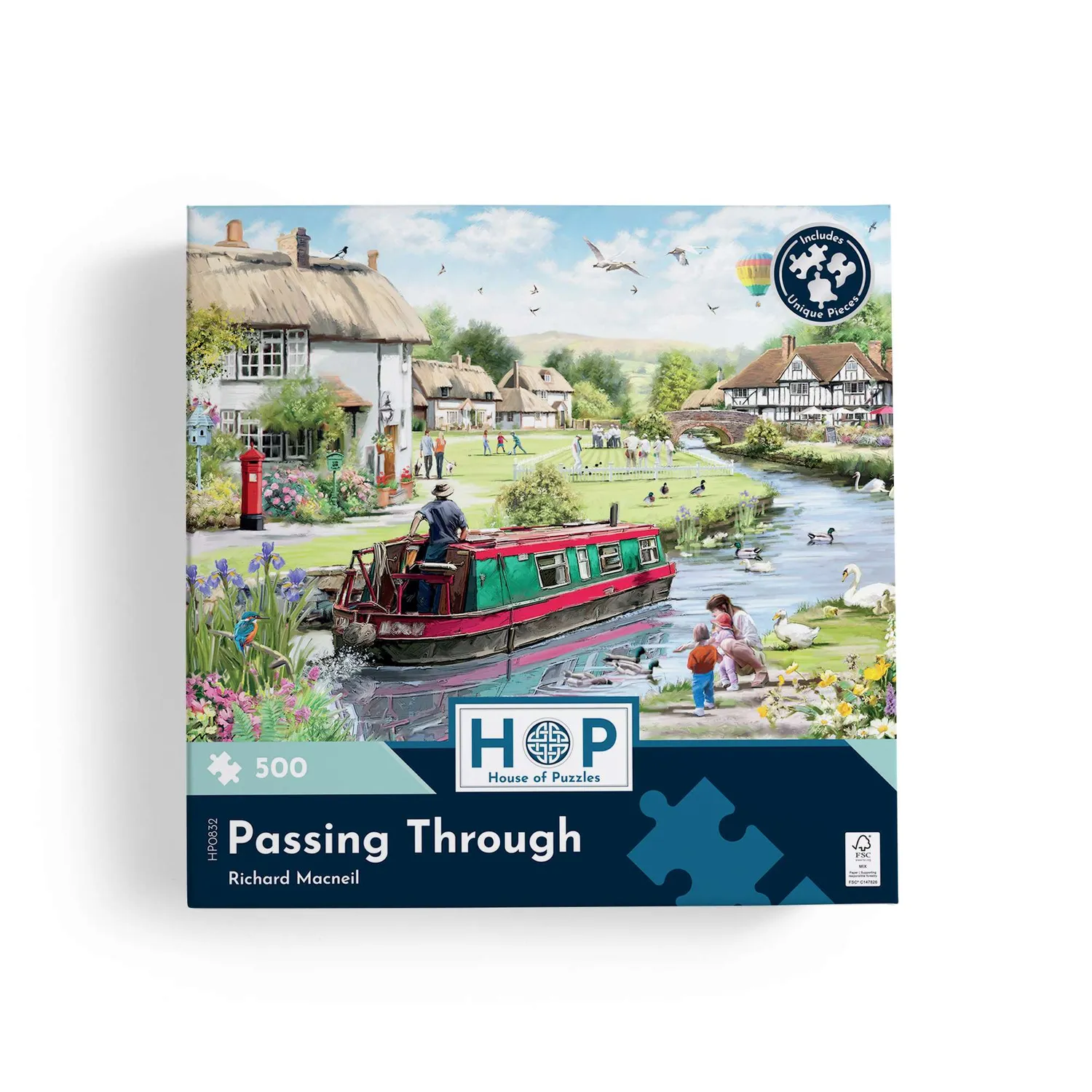 House of Puzzle Passing Through puslespil 500 brikker kanal