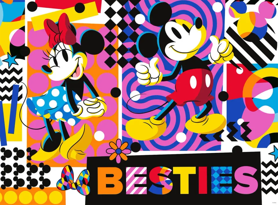 Buffalo Games Disney Mickey's Bold Expressions puslespil 1000 brikker
