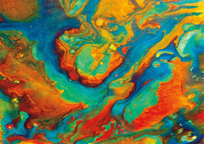 Buffalo Games Color Explosion Swirl Patina puslespil 300 store brikker