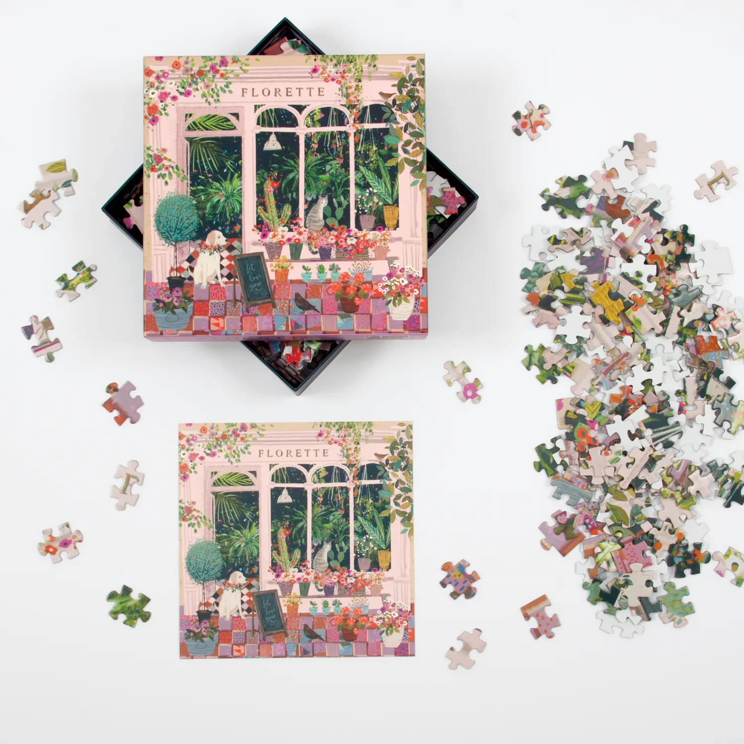 Galison Victoria Ball Florette puslespil 500 brikker plantebutik