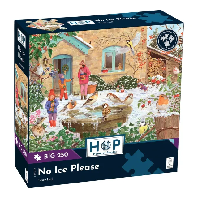 House of Puzzle BIG No Ice Please puslespil 250 store brikker vinter