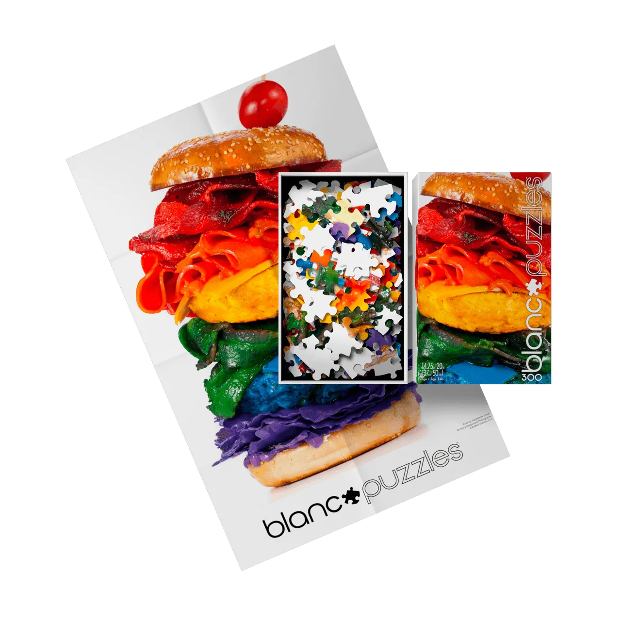 blanc Series E Rainbow Sandwich puslespil 300 brikker