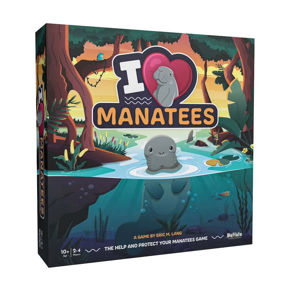 Buffalo Games I Heart Manatees brætspil familiespil